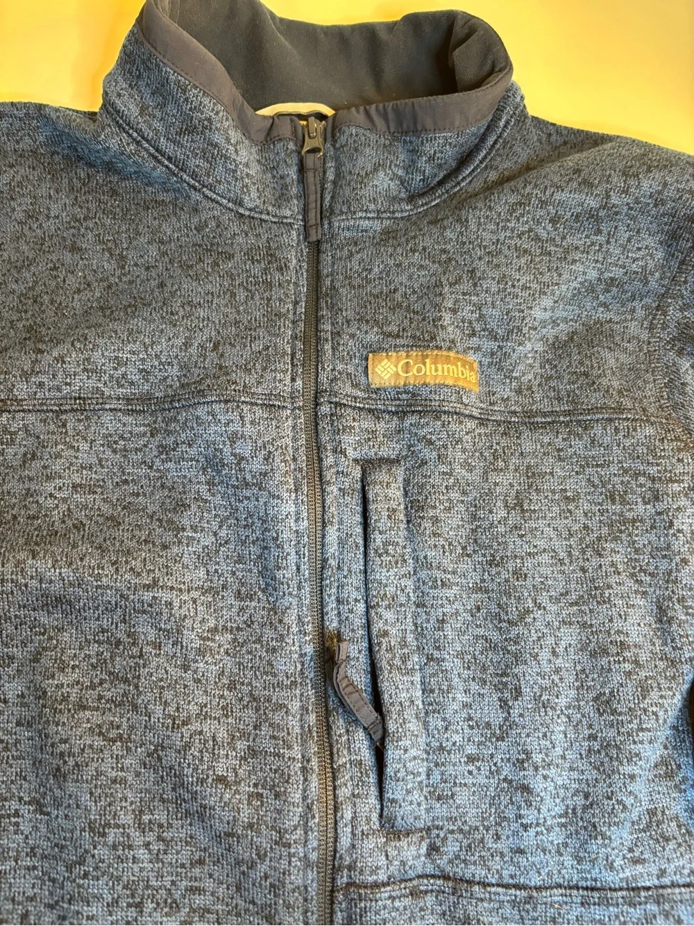 Columbia Men's Blue Full-Zip Fleece Jacket